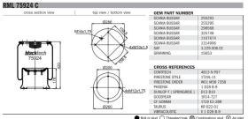 Black Tech RML75924C - FUELLE SUSP. SCANIA S3 1T19F-11