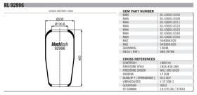 Black Tech RL92996 - FUELLE SUSPENCION AD 1885N1 MAN