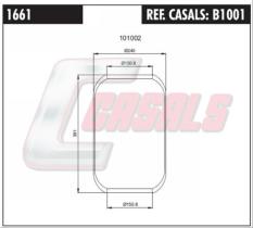 CASALS B1001 - BOTELLA SUS.NEUMATICA MERCEDES 661N