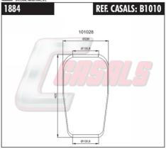 CASALS B1010 - FUELLE SUS.NEUNMATICA 884N