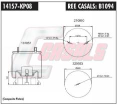 CASALS B1094 - BOTELLA SUSP.NEUMATICA FRUEHAUF-SMB