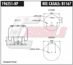 CASALS B1167 - SUS.NEUMATICA SCANIA COMPLETA