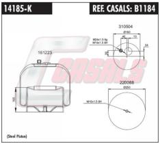 CASALS B1184 - SUS.NEUMATICA MERCEDES COMPLETO