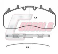 CASALS BKM174 - KIT PASTILLAS DE FRENO WVA29174
