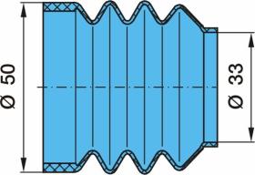 Bpw 0210112400 - JUNTA DE GUARDAPOLVO  D=44/30X37,8   C34312F