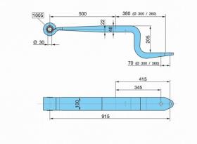 Bpw 0508213700 - BALLESTA SUSP.. NEUM.SLMT500/380     K205SGS1X48 H= 48