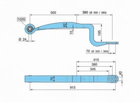 Bpw 0508214122 - BALLESTA SUSP. NEUM.72ALMT500/380     K195SGS1X62-44