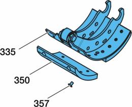 Bpw 0509114771 - ZAPATA DE FRENO CON FORRO SN3020 1.995