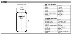 Black Tech RL9908 - FUELLE SUSP.NEUMAT. AD. 897N