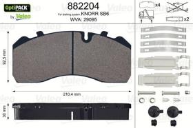 Valeo 882204 - OPTIPACK MERCEDES ATEGO/MAN M2000