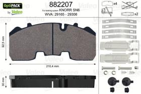 Valeo 882207 - OPTIPACK BPWSB3745