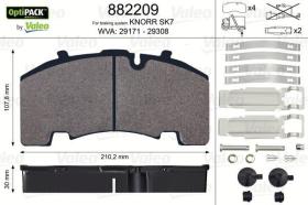 Valeo 882209 - OPTIPACK BPW SB4309