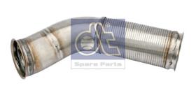 DT Spare Parts 112598 - Tubo de escape delantero