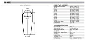 Black Tech RL9993 - GOMA FUELLE 882N1