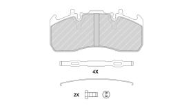 Ferodo FCV4377B - JGO.PASTILLAS DE FRENO RENAULT/VOLVO 29173