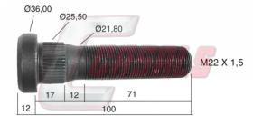 CASALS 21516 - PERNO VOLVO LARGO 99MM