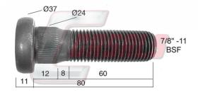 CASALS 21518 - PERNO SCANIA LARGO 80MM