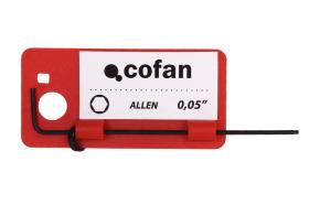 Cofan 09508503 - LLAVE ALLEN PULGADAS M- 5/64"