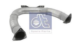 DT Spare Parts 511013 - Tubo de escape delantero