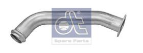 DT Spare Parts 637057 - Tubo de escape delantero