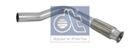 DT Spare Parts 637058 - Tubo de escape delantero