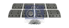 DT Spare Parts 792426 - Juego de forros de freno de tambor