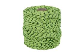 Cofan 08101153 - CORDON TRENZADO HIPPIE VERDE/NEGRO 3MM X 100 MTS