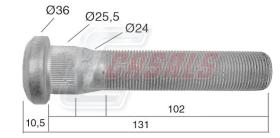 CASALS 21533 - PERNO VOLVO LARGO 131MM