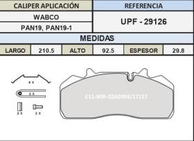 TRUCKLINE UPF29126 - JGO. PASTILLAS, DAF LF55-RVI MIDLUM-SAF