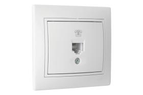 Cofan 51001208 - BASE TELEFONO EMPOTRAR BLANCA MOD.PACIFIC