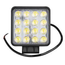 JBM Herramientas 53045 - FARO DE TRABAJO DE 16 LEDS 48W CUADRADO LUZ DISPERSA
