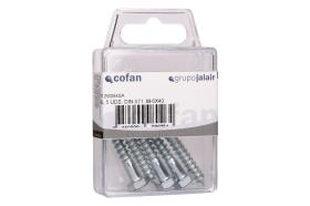 Cofan 01260650AU - Tirafondo DIN 571 Blíster Estándar