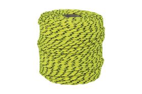 Cofan 08101151A - CORDON TRENZADO HIPPIE AMARILLO/NEGRO 3MM X 25 MTS