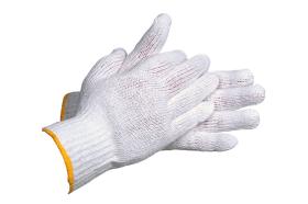 Cofan 11000047BLU - Guantes de Punto de Algodón C/Puño Elástico