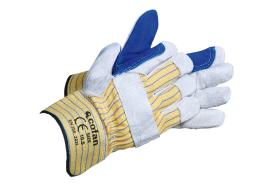 Cofan 11000074BLU - Guantes Serraje Americano Reforzados