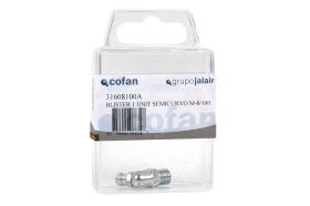 Cofan 31606100AU - Engrasador Semicurvo 45° Blíster Estándar