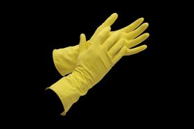 Cofan 1100001875U - GUANTE LATEX AMARILLO FLOCADO T 7 "VENTA UNITARIA"