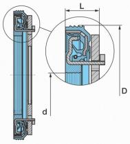 Bpw 0256647700 - RETEN PARA EJES ECOPLUS-3     117 X 158 X 15