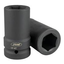 JBM Herramientas 13745 - VASO DE IMPACTO LARGO HEX. 1" 28MM