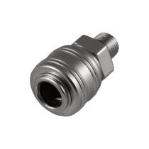 JBM Herramientas 13939 - CONECTOR HEMBRA EUR-  ROSCA MACHO  1/4"