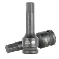 JBM Herramientas 14007 - PUNTA DE IMPACTO HEXAGONAL DE 1/2" 8MM