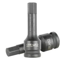 JBM Herramientas 14009 - PUNTA DE IMPACTO HEXAGONAL DE 1/2" 12MM