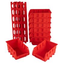 JBM Herramientas 50960 - SET 8 CAJONES APILABLES CON GUÍA