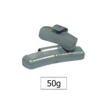 JBM Herramientas 51056 - CONTRAPESA ZINC GRAPA 50GR. ESPECIAL LLANTA FRANCESA