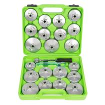 JBM Herramientas 51332 - JUEGO DE EXTRACTORES PARA FILTROS DE ACEITE / 23 PIEZAS EN A
