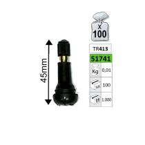 JBM Herramientas 51741 - VÁLVULA PARA LLANTAS TR413 45MM