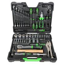 JBM Herramientas 51818 - ESTUCHE DE HERRAMIENTAS DE 72 PIEZAS CON VASOS HEXAGONALES