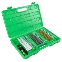 JBM Herramientas 51989 - ESTUCHE 38 CEPILLOS METÁLICOS / PLÁSTICOS