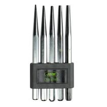 JBM Herramientas 52049 - SET DE 5 PUNZONES CÓNICOS