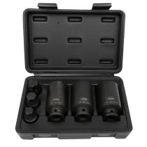 JBM Herramientas 52337 - SET DE 3 VASOS Y 3 PUNTAS DE IMPACTO DE 1/2" HEXAGONAL